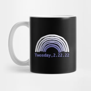 Twosday Very Peri Rainbow Color of the Year 2022 Mug